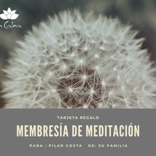 Tarjeta Regalo - 3 Meses Membresía de Meditación